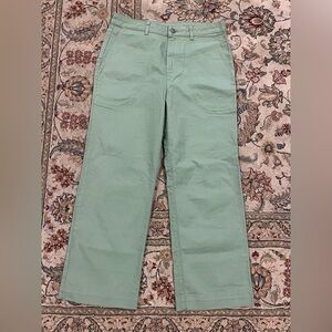 Ladies size 10- Patagonia seafoam green wide leg pants- new without tags
